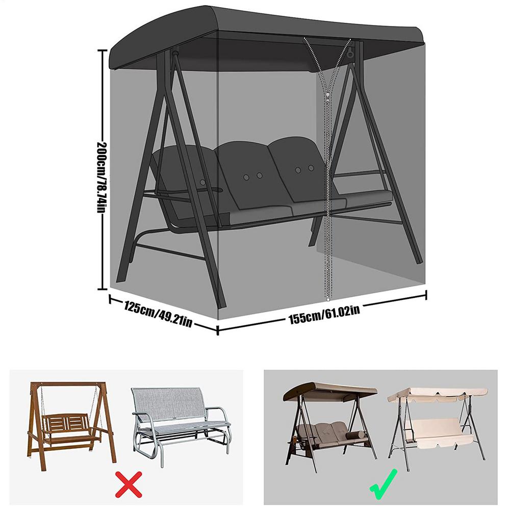 Mosquito net  Portable Swing cover With zipper waterproof   canopy Foldable Polyester mesh for swing chairs hammocks Pavilion
