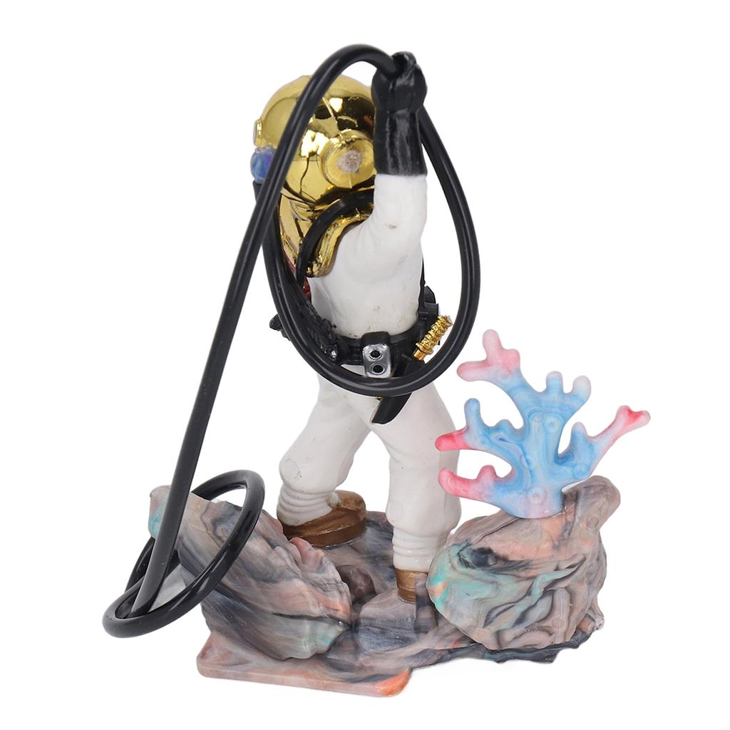 Action Belüftungs-Taucher Aquarium Dekoration Exquisiter Taucher Fisch Ornament für Aquarium Fische