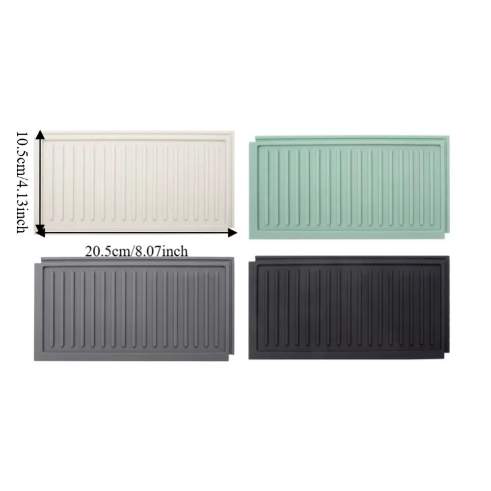 2-teilige Silikon-Arbeitsplatten-Trockenmatte, rutschfeste, isolierte Matte, Geschirr-Abtropfmatte, Topf