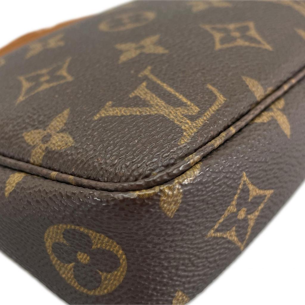 LOUIS VUITTON Pochette Accessoires M51980 Pouch Brown Women used