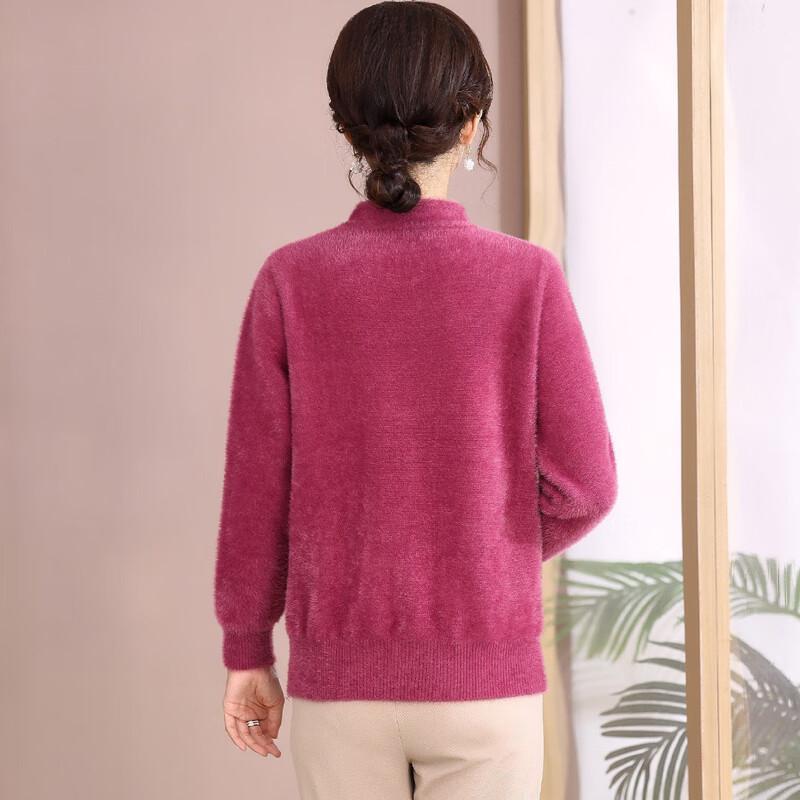 Einfarbig Damen Neuer Chinesischer Stil Strass Pullover