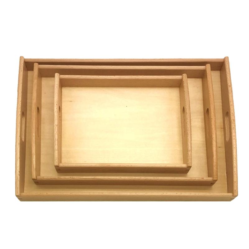 Plateau de rangement en bois Jouet d'apprentissage précoce Plateau de tri et de collecte Jouet interactif pour la maternelle Outil d'apprentissage et d'enseignement