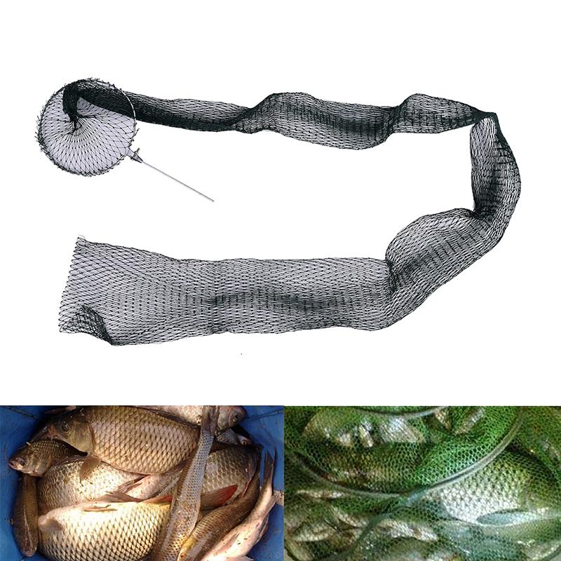 Fishing Net Trap Fishing Mesh Folding Fish Bag Small Fishing Tackle Mesh Bag