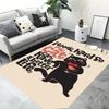 3D Cartoon Retro Kätzchen HD Teppich Teppich für Zuhause Wohnzimmer Schlafzimmer Sofa Fußmatte Dekor, Kinderbereich Teppich Rutschfeste Bodenmatte