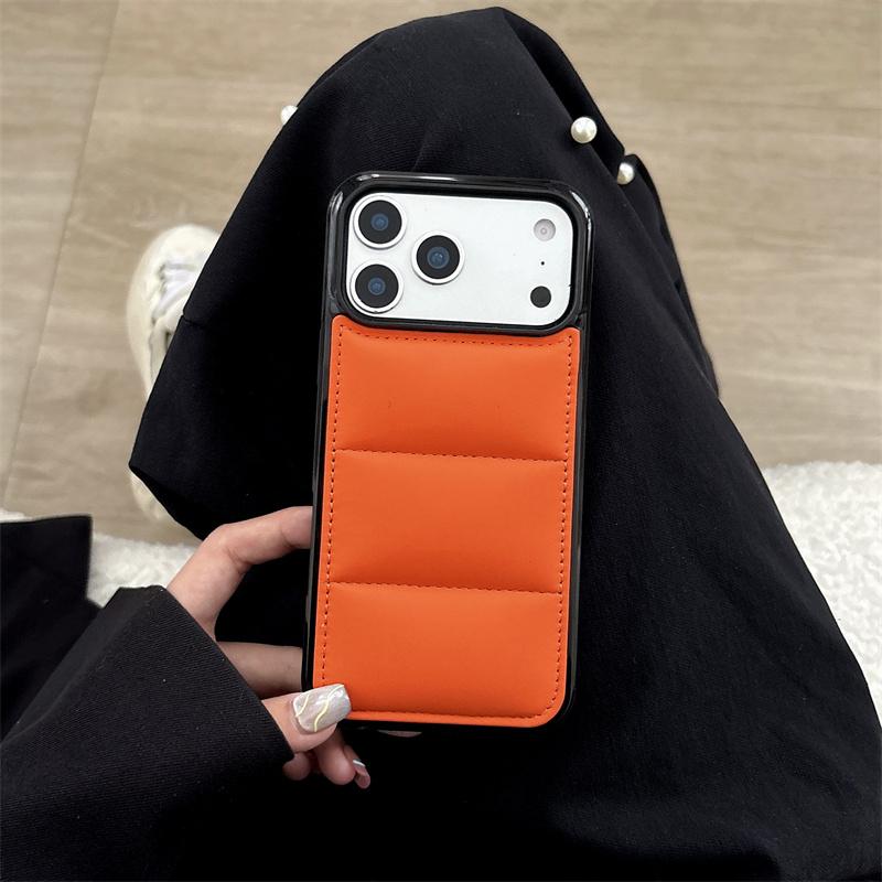 

Хлопковый чехол с наполнителем из пуха для Apple iPhone 17 Air 16 15 14 Plus 13 12 11 Pro Max, с большим отверстием для камеры, противоударный, мягкий, из ТПУ iPhone17 Pro