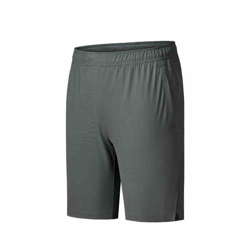 Anta Champion All-Weather Series Outdoor Solid Color Breathable Versatile Five-Point Sports Shorts Men shorts Dark-Gray 152520302-2