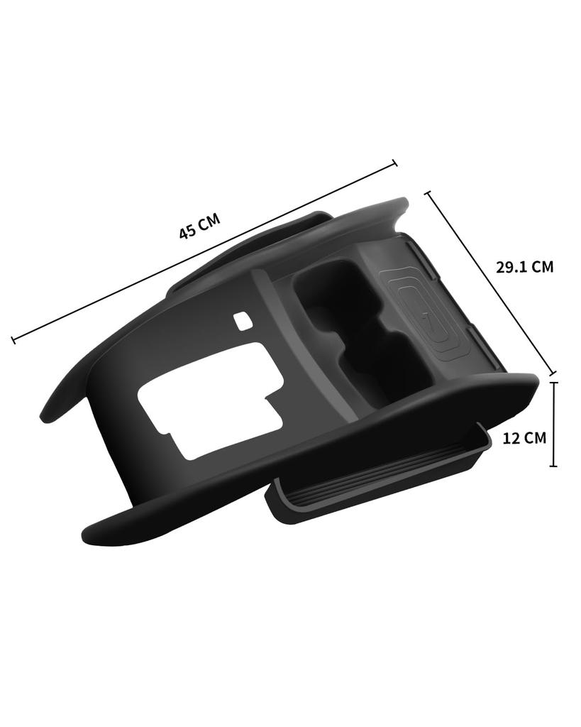 2025 Suzuki Fronx Console Box Dashboard Silicone Shift Panel Car Storage Interior Fronx Console Fronx Interior Prevents Shaking and Washable [CDEFG]