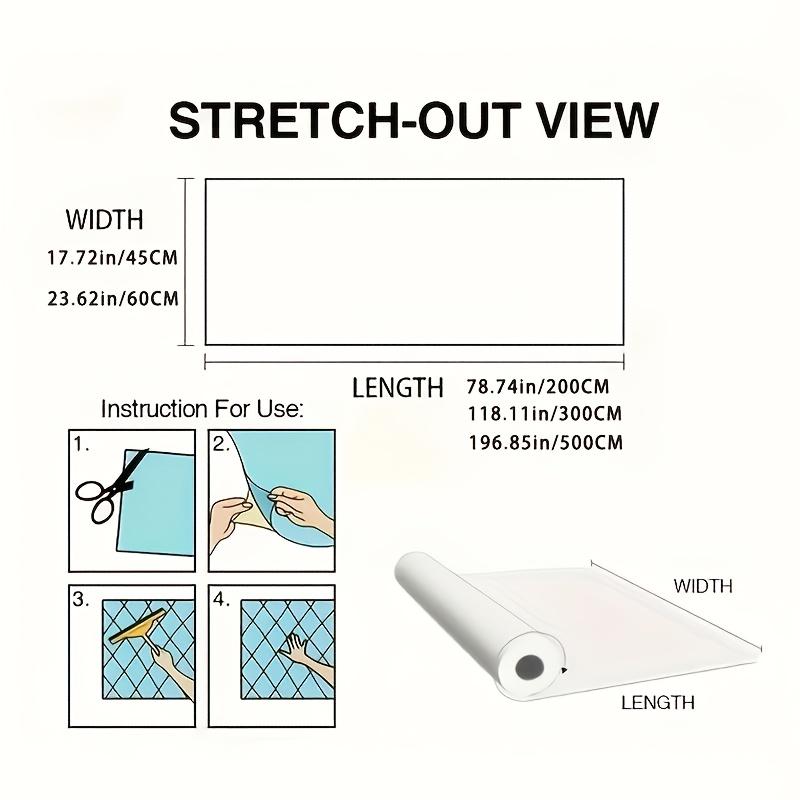 One Roll, Privacy Window Sticker - Office, Bathroom And Home Frosted Glass Film - Translucent And Opaque - Static Adhesive - Blocks Peeks And Glare
