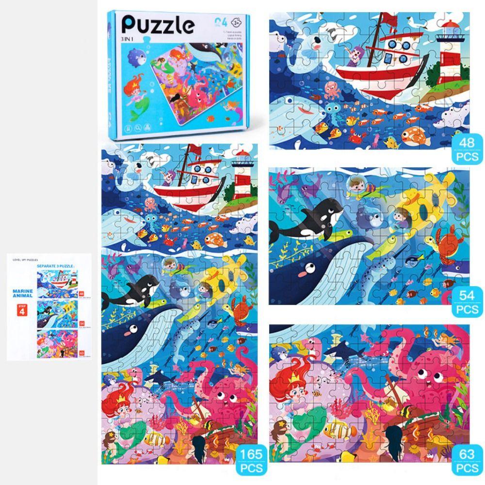 

Building Block Cartoon Animal Jigsaw Panda Numbers Jigsaw Puzzle Housewarming Style 3