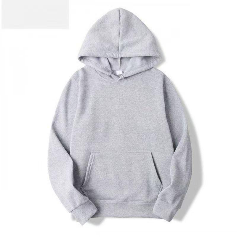 220g European Size Unisex Autumn/Winter Loose Fit Hooded Sweatshirt