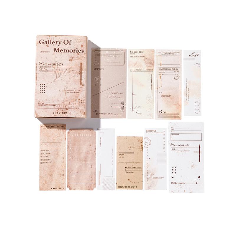 Mò Mò Echoes of the Past Retro Sticky Notes & Border Stickers