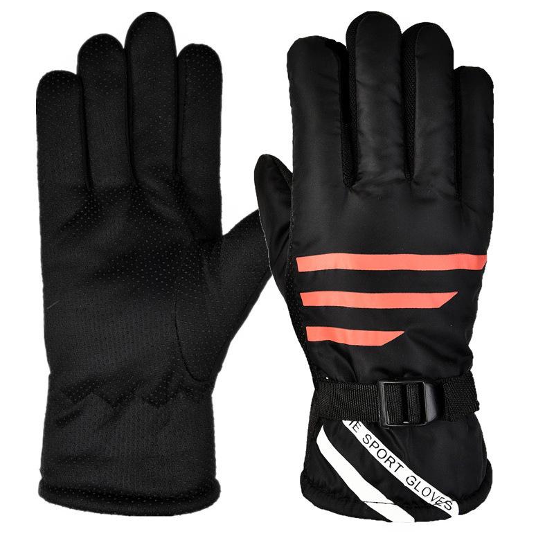 Winterhandschuhe Warm Herren Fleece Stall Sporthandschuhe Outdoor Reiten Elektrofahrzeug Motorrad