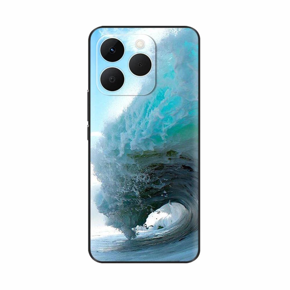 Shockproof Case For Realme 15T 5G Case Luxury Painted Black TPU Silicone Soft Bumper Funda for Realme 15T Phone Cases Back Cover