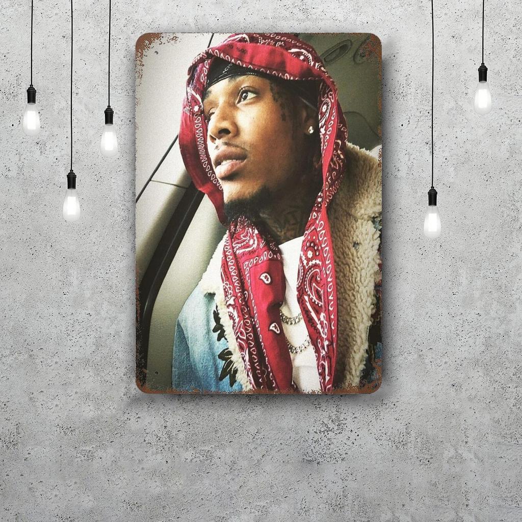 Fetty Wap Vintage Tin Sign Home Decor Wall Decor Art Wall Mural Room Decoration Decor Retro Metal Sign Plate Bar Posters