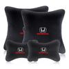 Car Seat Neck Pillow Leather Headrest Lumbar Waist Support for Civic Accord Crider City XRV CRV HRV Inspire Fit Odyssey