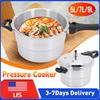 Aluminum Pressure Cooker with Steamed Layer Thickened Pressure Canner Household Commercial for Gas & Induction Stove Accessories