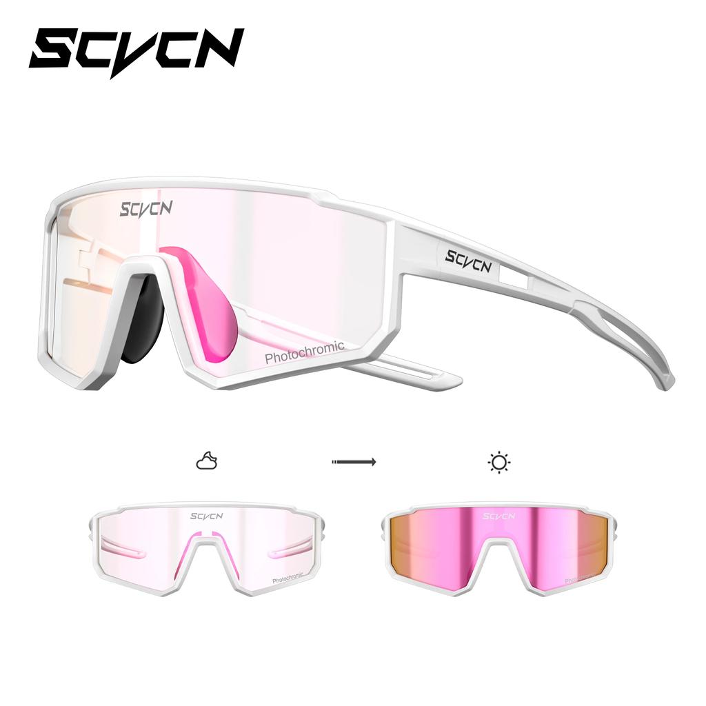 SCVCN Kids Polarized Cycling Sunglasses Sports Photochromic UV400 Boy Baseball Glasses Outdoor Eyewear Running Hiking Sunglasses