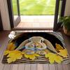 Bodenloses Loch 3D Optische Täuschung Teppich Rutschfest Visuelle Falle Fußmatte Innen Außen Eingangsteppich für Schlafzimmer Wohnzimmer Veranda Terrasse