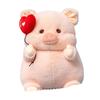 Cute Dumbfounded Pink Love Piglet Doll Angel Girl Heart Plush Toy Pig Throw Pillow Tabletop Ornament