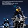 Motorrad-Headset Doppellautsprecher Kabellose Helm-Kopfhörer Radfahrer-Kommunikations-Kopfhörer für den täglichen Arbeitsweg und Reisen