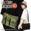 LTG Sacoche Body Bag for Men and Perfect for Outdoor 7987314 MA-1 Military-Style Women, One-Shoulder, Crossbody, Water-Repellent, Activities,