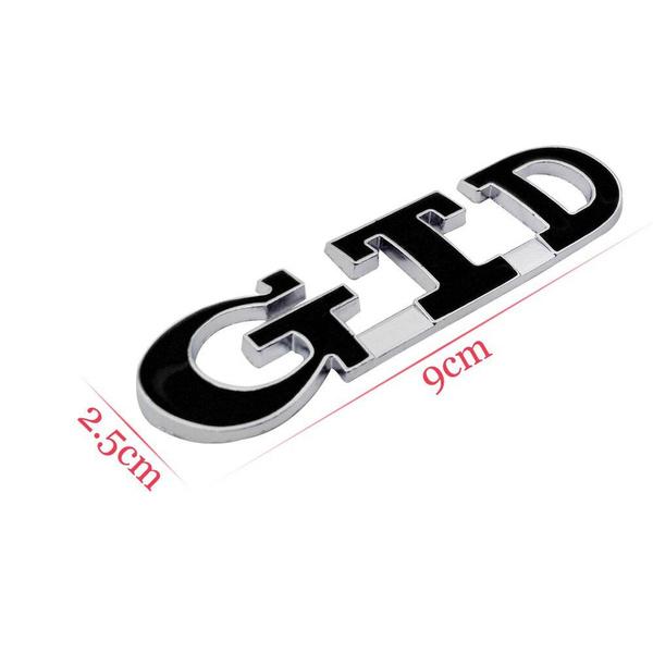 GTD trunk side sticker diesel sticker logo car styling for golf tiguan touran touareg sharan atlas phaeton