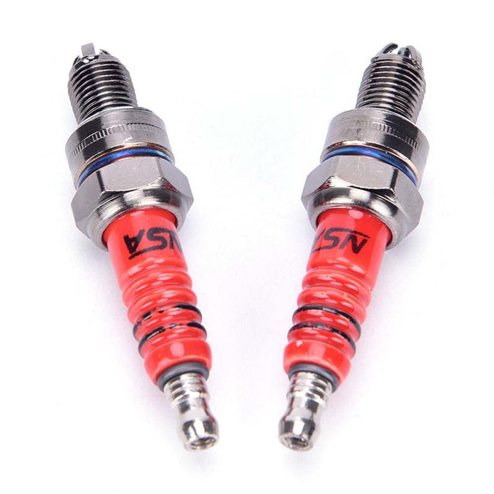 Moped Scooter Three-Electrode A7TC Motorcycle Spark Plug Modification Accessories Replacement Parts