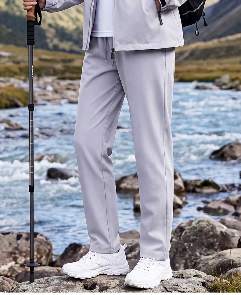Kids' Spring/Autumn Softshell Hiking Pants, Windproof & Waterproof, Straight-Leg, Unisex for Older Children