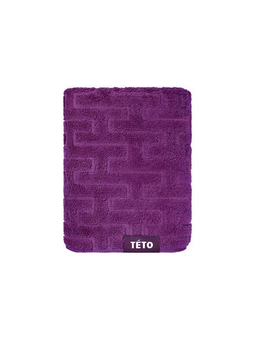 TETO 1P Фиолетовое Signature Супима Полотенце 230г Violet 230g