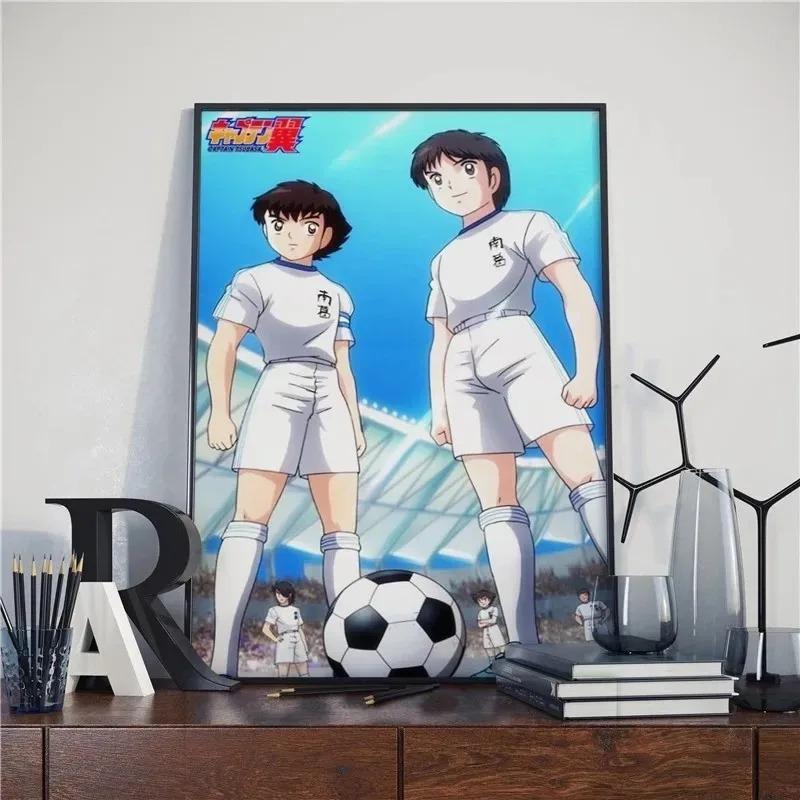Cartoon Japanes Eanime Captain Tsubasa Art Decor Picture Quality Canvas Painting Home Decor Nursery Office Kids Room Wall Decor