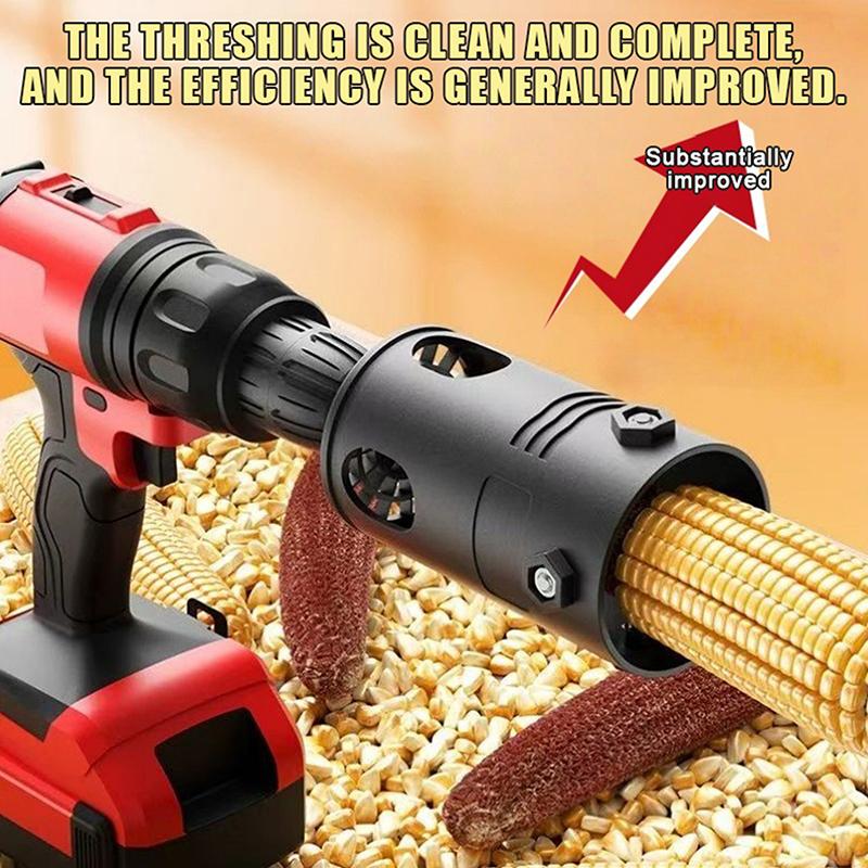 Accessorio per trebbiatrice per mais portatile Testa per macchina per pelatura del mais completamente automatica Piccola piallatrice per cereali elettrica Separatore