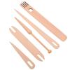 1 Set Wooden Weaving Loom Tools Set With Comb With Stick Tapestry Bobbin Shuttle Needles For Accessories Looms Boards Weaving