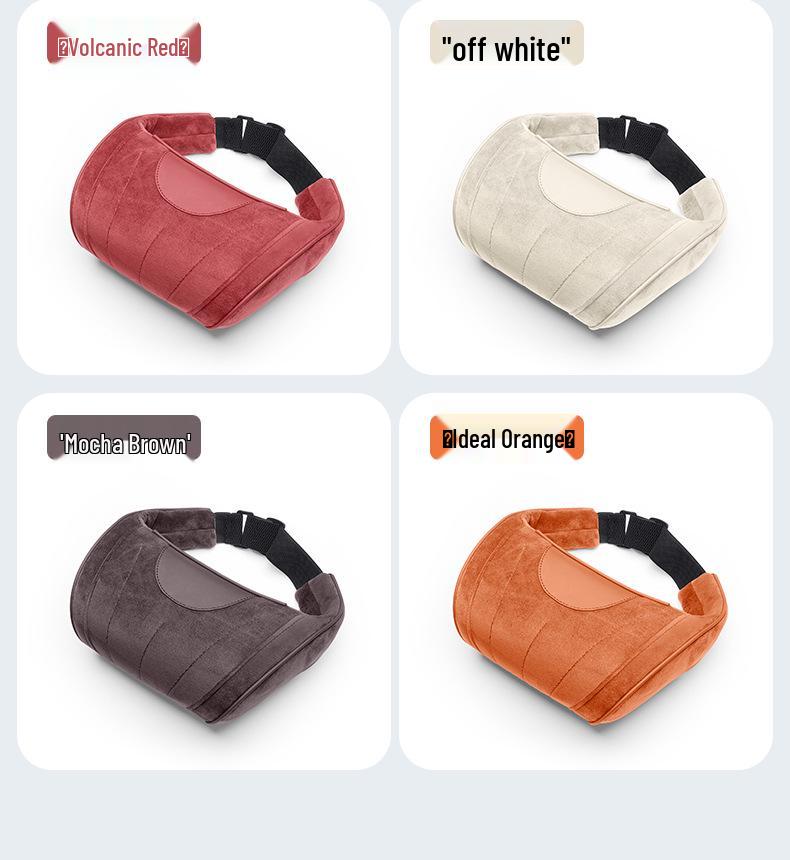 Car Seat Neck and Lumbar Support Pillow – Universal Flannel Cushion for All Seasons