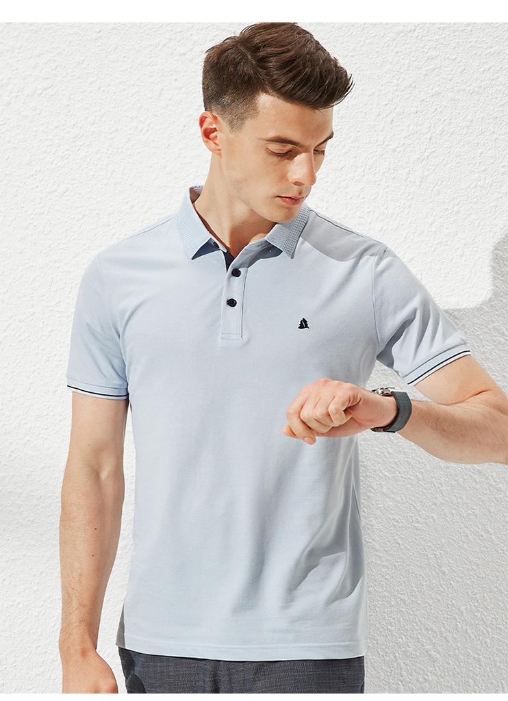 Summer Business Casual Short-sleeved Polo Shirt for Men