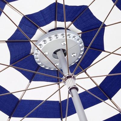 Luz LED para Poste de Sombrilla de Patio Exterior 200LM 24+4LED Jardín Desmontable Portátil Tienda de Campaña Lámpara Luz de Emergencia con Gancho