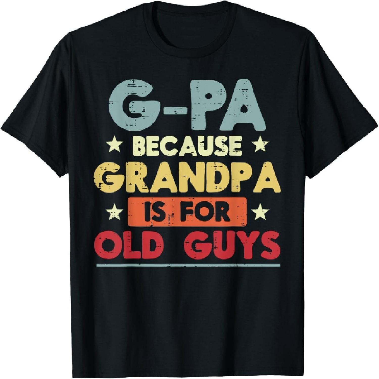 

Джи-Па Потому что Дедушка Старики Смешной Дедушка Папав Мужская Футболка XXXXXL чёрный