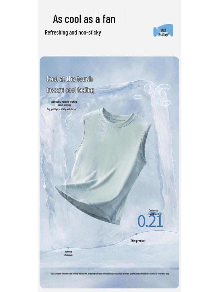 Tencel Lyocell Women's Sleeveless Knit Vest - Loose Round Neck Slimming Top
