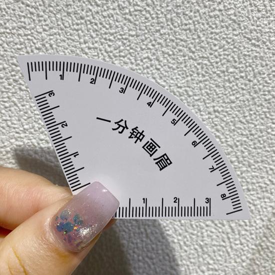 1/2/3/4/5Pcs Fast Drawing Eyebrow Design Ruler Microblading Mapping Shaping Template Tool Permanent Eyebrow Makeup Drawing Guide Ruler