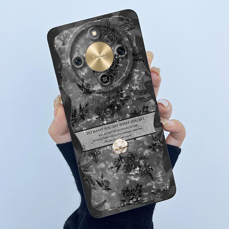 For Honor X9d 5G Case MTN-NX1 Fashion Simplicity Oil Painting Floral Silicone Soft Phone Casing New Design Shockproof Back Cover