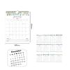 Oil Painting Style 2027 Flower Desk Calendar Foldable English Calendar Double-coil Calendar  Office