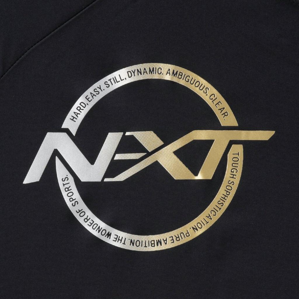 N-XT Short Sleeve Volleyball Jacket V2MEC500 Unisex Black/Gold L