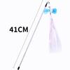 Cat Toy Feather Stick Cats Toy with Bell Butterfly Teaser Cat Toys Interactive Replaceable Feather Sticks Cats Toys Pet Products