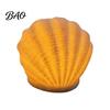 Safe Midnight Navigation Conch Shell Night Light, Resin LED Lamp with Auto Timer, Light for Bedroom Beach Theme Decorative Lighting Coastal