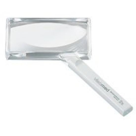 

Eschenbach Magnifying Glass Reading Magnifier 2x 50x100mm White Magnifier 2614150 [visomed]