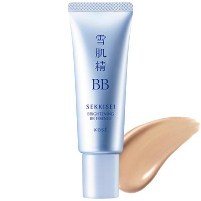 Sekkisei Bright BB Essence 02 (Normal Brightness, Natural Shade) 30g BB Cream Foundation Makeup Base Serum Moisturizer Sunscreen