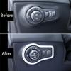 Car Interior Headlight Lamp Switch Button Decoration Cover Trim Stickers For Jeep Compass 2017 2018   Accessories