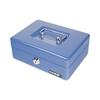 Caisse à Monnaie - HMF - 308-05 - Plateau Amovible - Serrure Cylindrique - Bleu