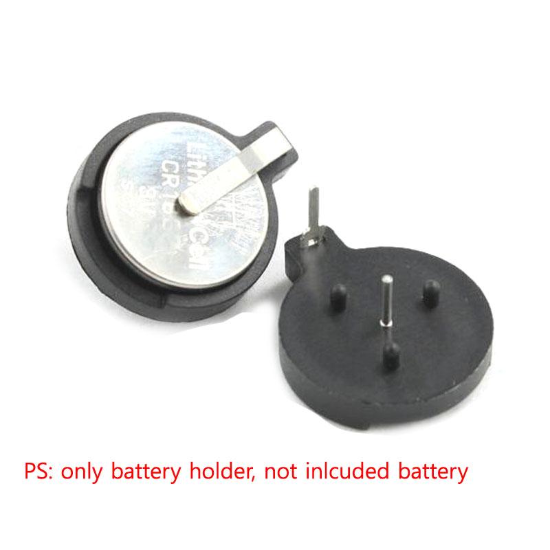 Lot 100pcs/Pack BS1620-1 CR1620 CR1616 CR1632 Cell Coin Button Battery Holder 3V CR 1620 1616 1632 Battery Box Socket Case