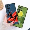 Sports Style Pattern Phone Case For Samsung Galaxy S26 S25 S24 S23 S22 S21 S20 Ultra Plus FE 5G Black Soft TPU