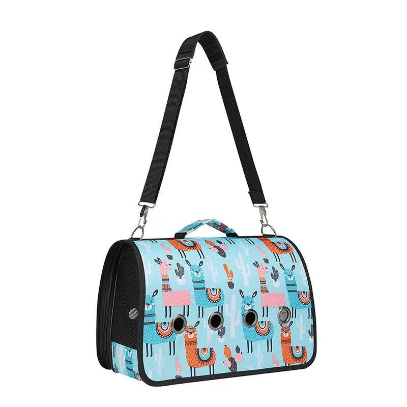 Multi-Color Portable Cat Backpack - Breathable, Foldable, Large Space, Single Shoulder Design for Travel